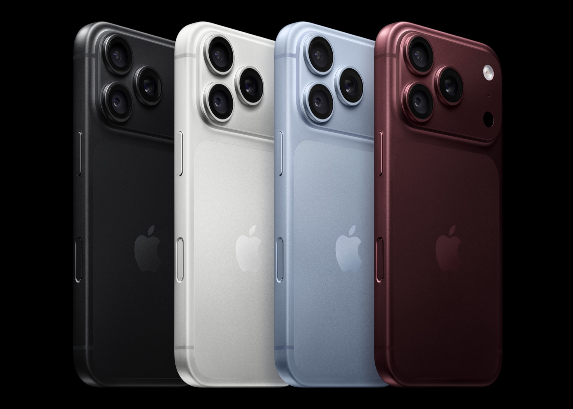 iPhone 18 Pro colors black silver glacier burgundy